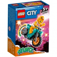 Конструктор LEGO City 60310: Трюковый мотоцикл с цыпленком