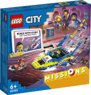 Конструктор LEGO City 60355: Детективные миссии водной полиции