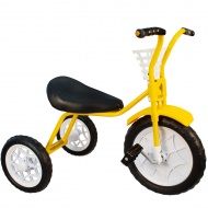 Велосипед детский трехколесный "Зубренок", желтый