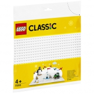 Строительная пластина LEGO Classic 11010 белого цвета