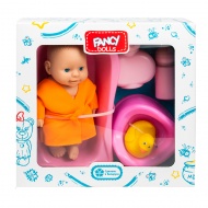 Игровой набор Fancy Dolls "Пупс с аксессуарами для купания", 18 см
