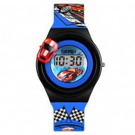Детские электронные часы (темно-синие) 1376-3