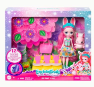 Игровой набор с куклой Enchantimals серия "Друзья-малыши" - "Кролик Бри и Твист"