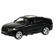 Машинка металлическая ТЕХНОПАРК "BMW X6", черная, 12см