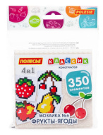 Конструктор Полесье "Классик" "Мозаика №6, фрукты-ягоды" (350 элементов) Конструктор Полесье "Классик" "Мозаика №6, фрукты-ягоды" (350 элементов)