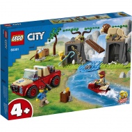 Конструктор LEGO City 60301: Спасательный внедорожник для зверей