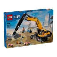 Конструктор LEGO City 60420: Желтый строительный экскаватор