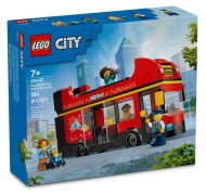 Конструктор LEGO City 60407: Красный двухэтажный экскурсионный автобус