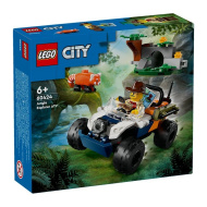 Конструктор LEGO City 60424: Квадроцикл для исследования джунглей "Миссия Красной панды"