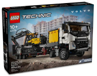 Конструктор LEGO Technic 42175: Грузовик Volvo FMX и электрический экскаватор EC230