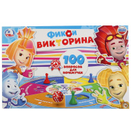 Игра настольная викторина УМНЫЕ ИГРЫ "100 вопросов для почемучек. Фиксики" 